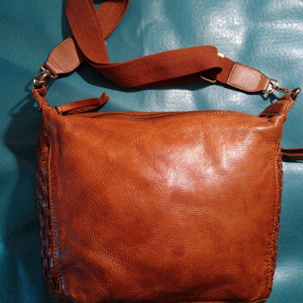 MARY PONT FABULOUS LEATHER CROSSBODY BAG